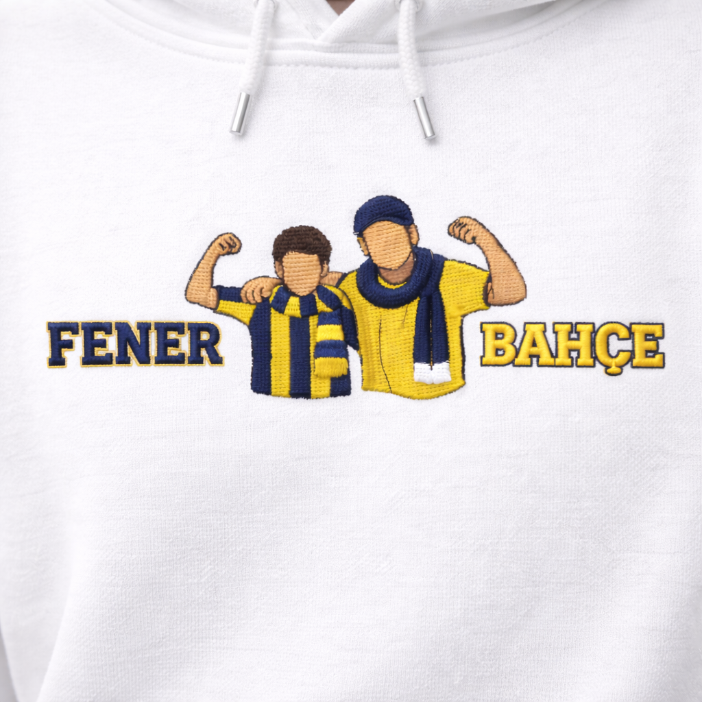 Taraftar Kişiye Özel Fotoğraf Nakışı