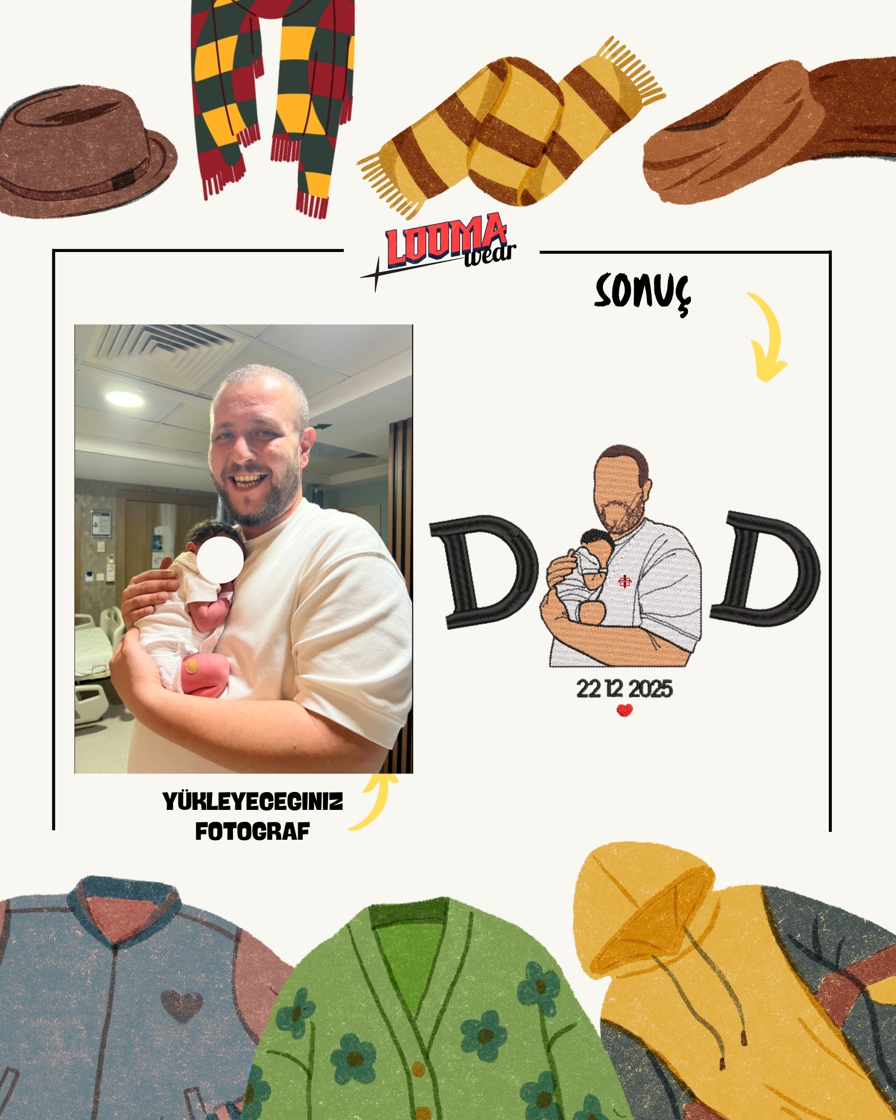 Anne ve Babalara Özel Tasarımlar